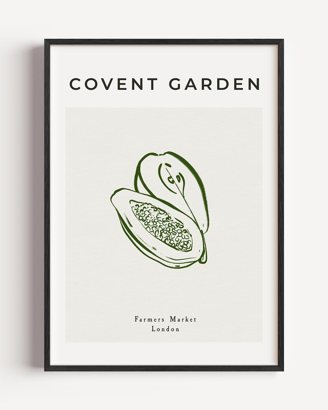Moderne Botanische Poster Covent Garden Poster-WallArtistic