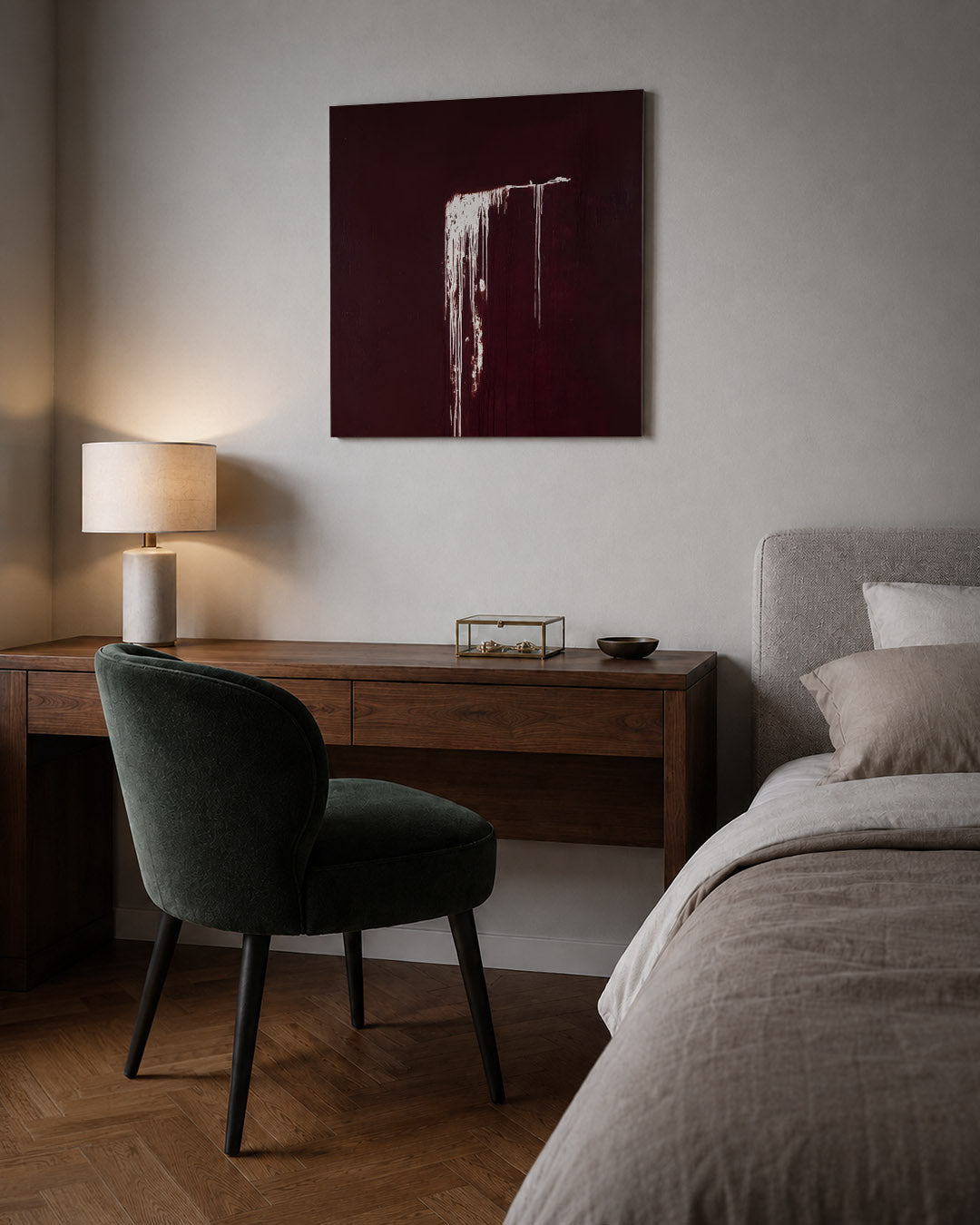 Druipend contrast Kunstwerk