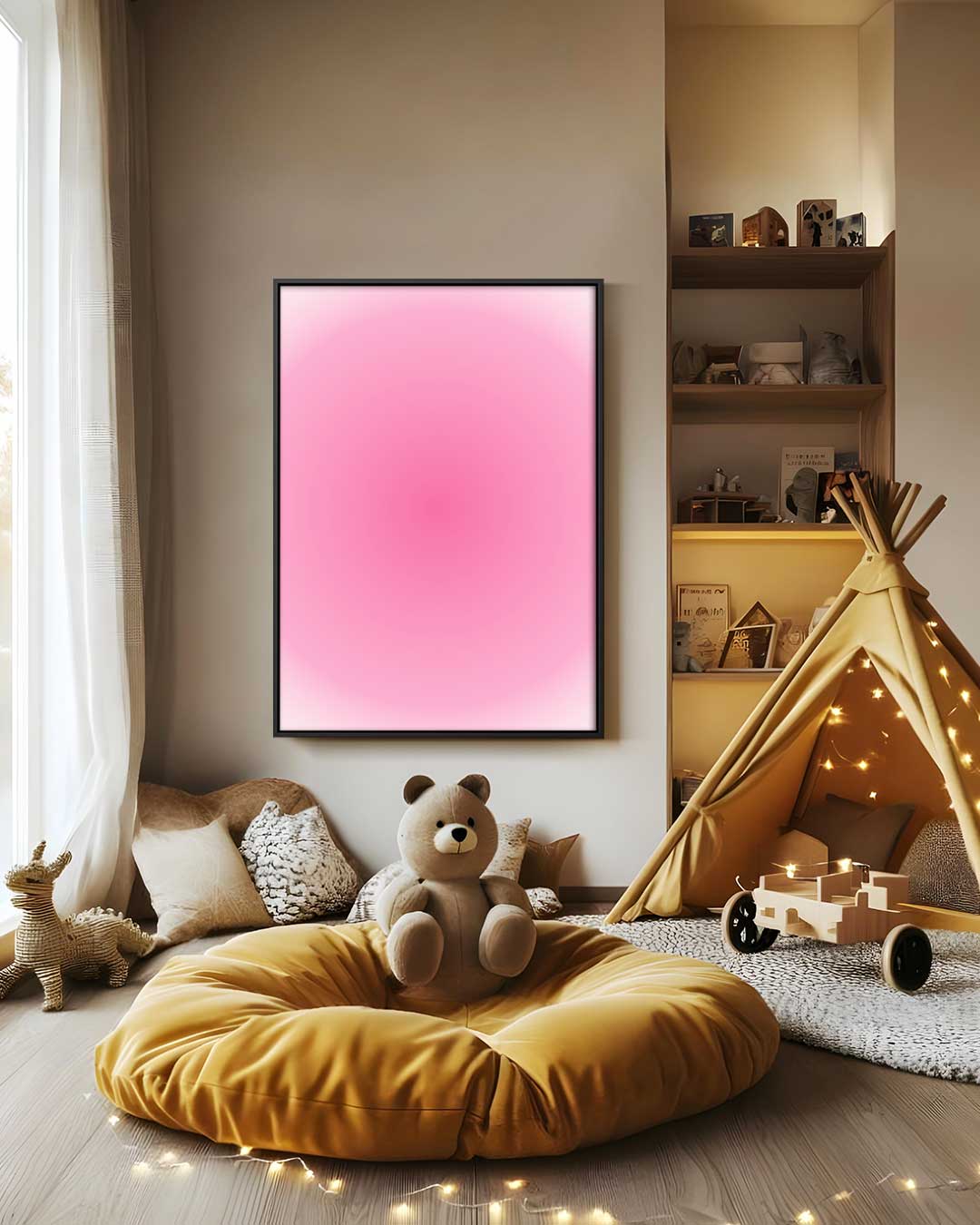 Roze Droom Kunstwerk-canvas-dibond-plexiglas-wanddecoratie-WallArtistic