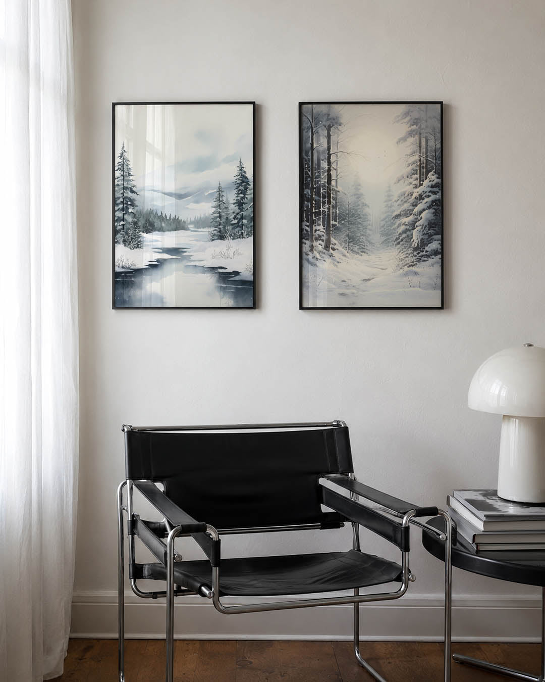 Winterse sereniteit Posterset