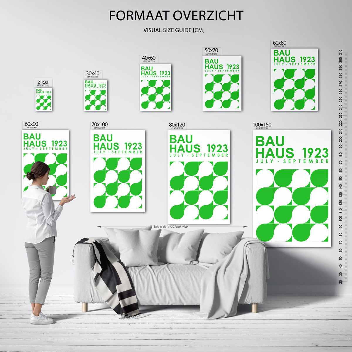 Vorm en kleur Poster