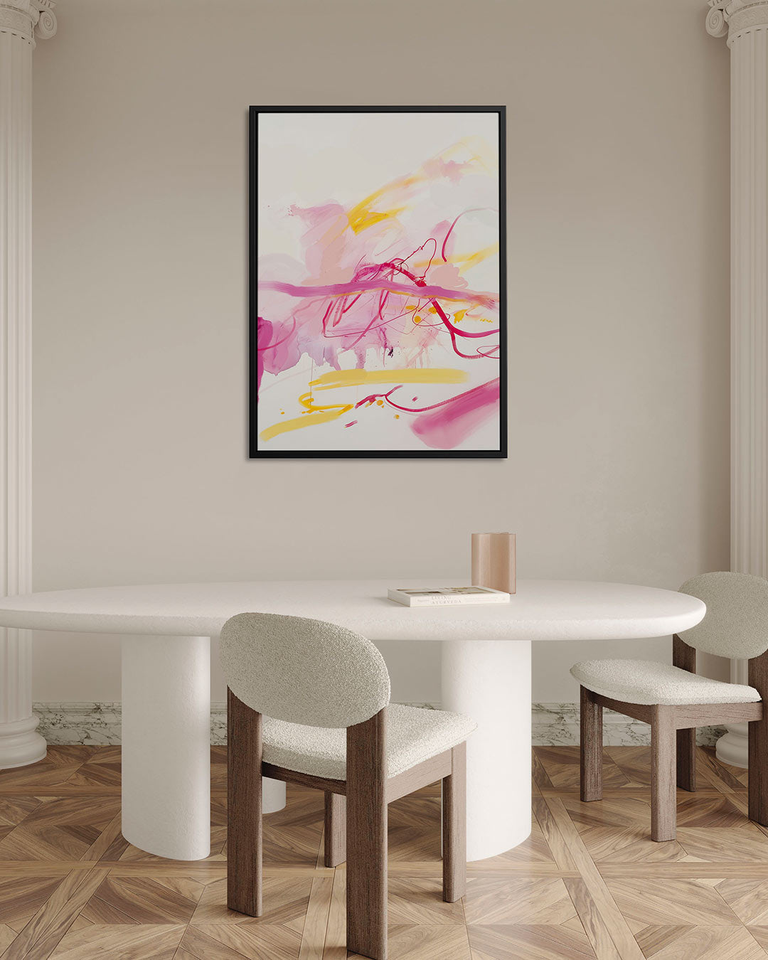 Kleurenexplosie Kunstwerk