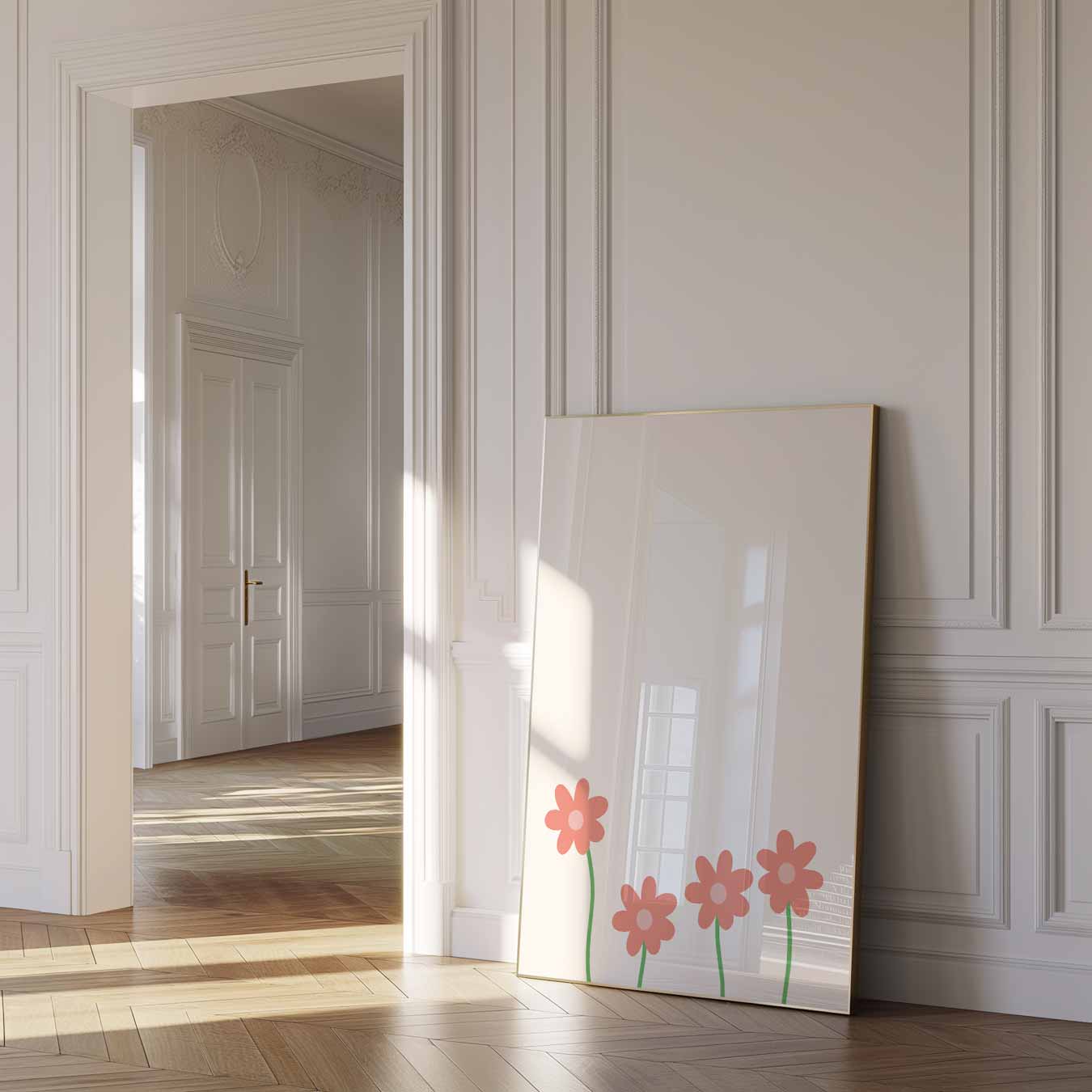 Vrolijke Bloemenpracht Poster