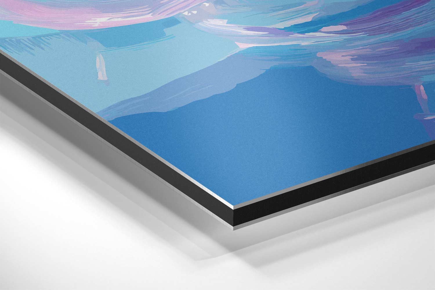 Zomerse Zwembad Fun Kunstwerk-canvas-dibond-plexiglas-wanddecoratie-WallArtistic