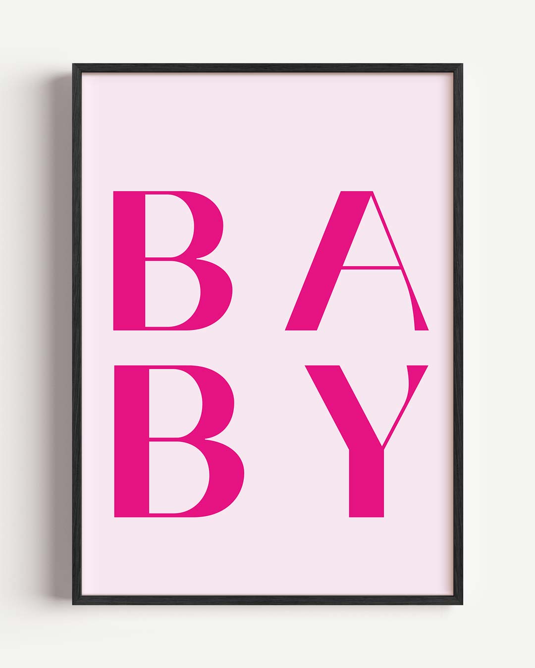 Baby Letterkunst Poster