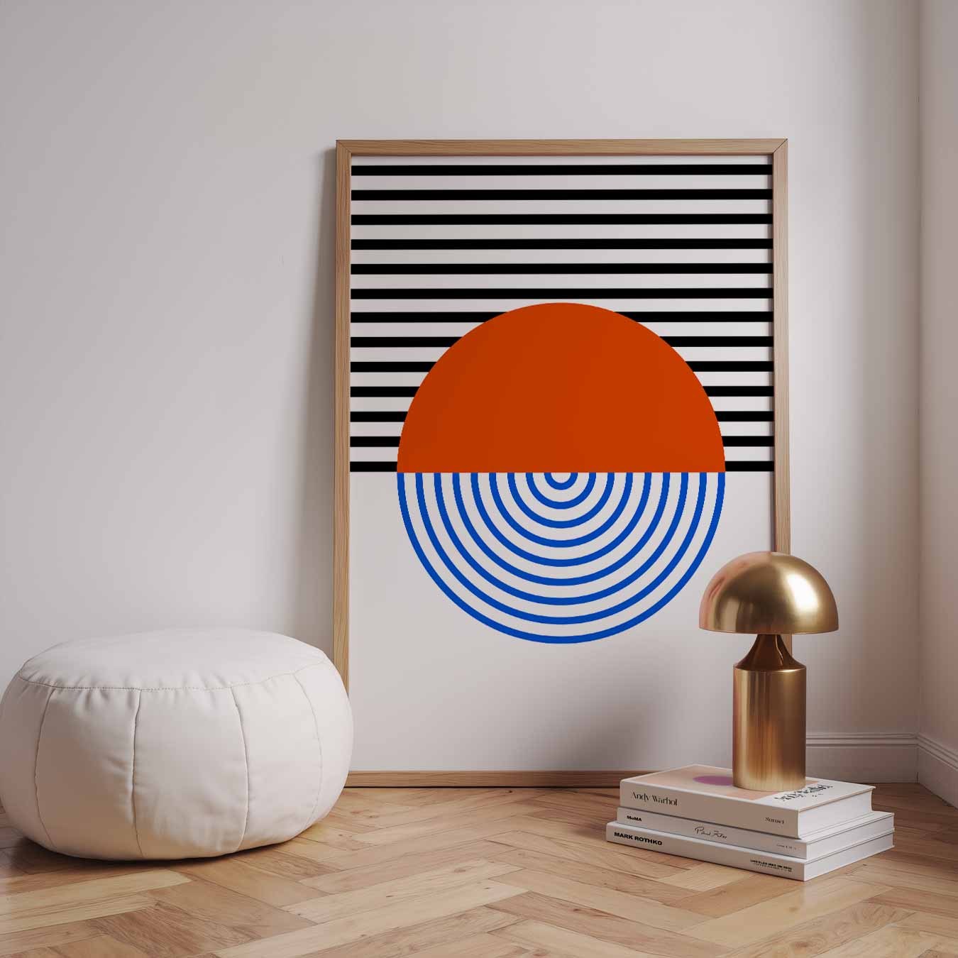 Retro Chique Geometrie Poster