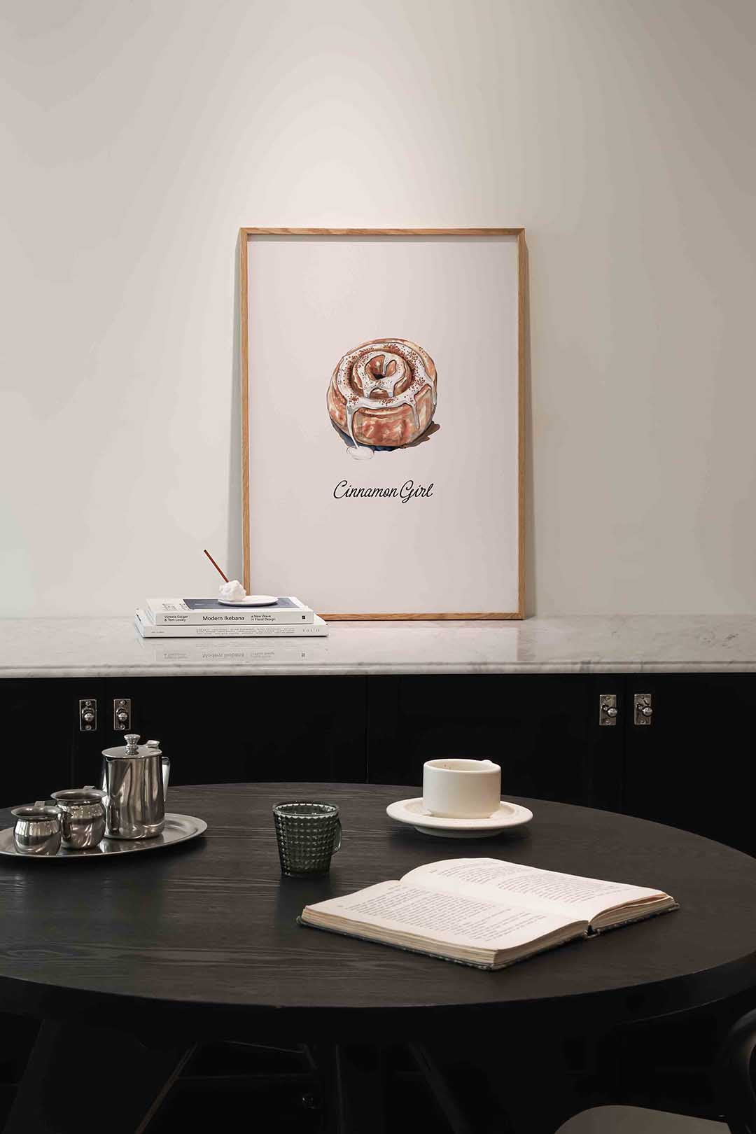 Kaneelbroodje Poster