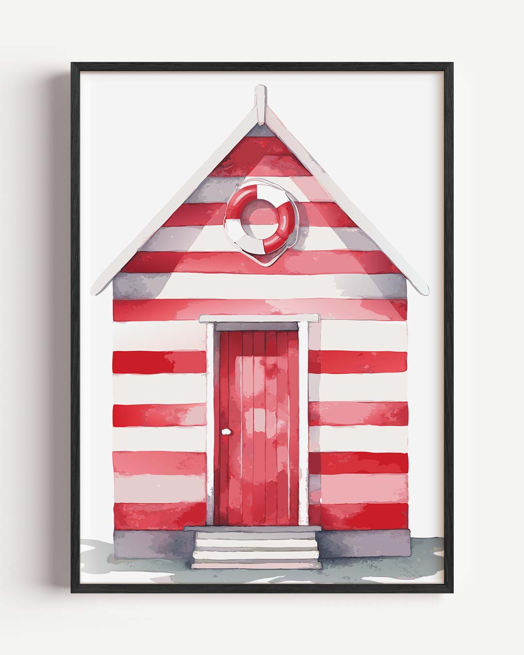 Strandhuisje Poster