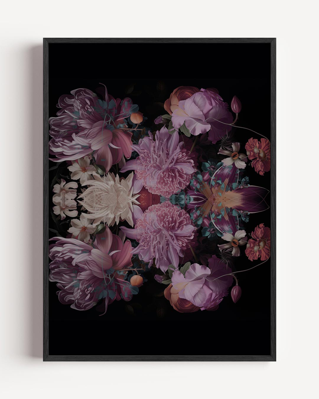 Vleugje Elegantie Bloemenposter-WallArtistic