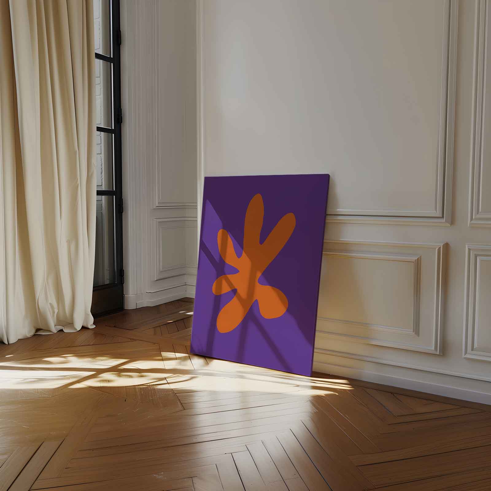 Vrolijke Vormenspel Kunstwerk-canvas-dibond-plexiglas-wanddecoratie-WallArtistic