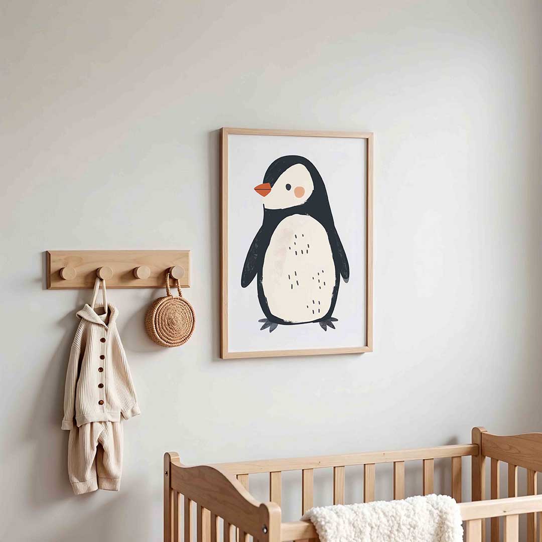 Schattige pinguïn Poster
