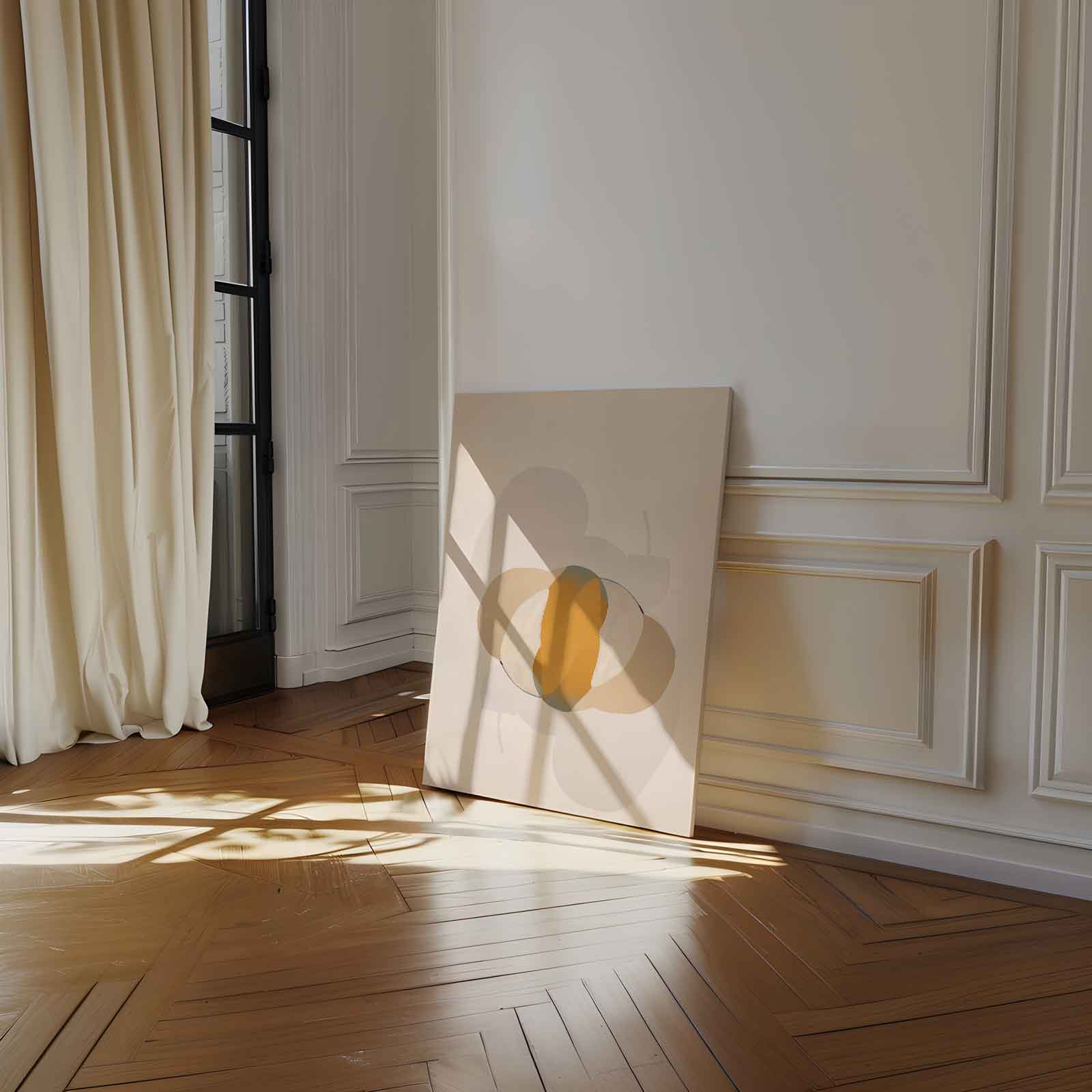 Abstracte Zonsopkomst Kunstwerk-canvas-dibond-plexiglas-wanddecoratie-WallArtistic