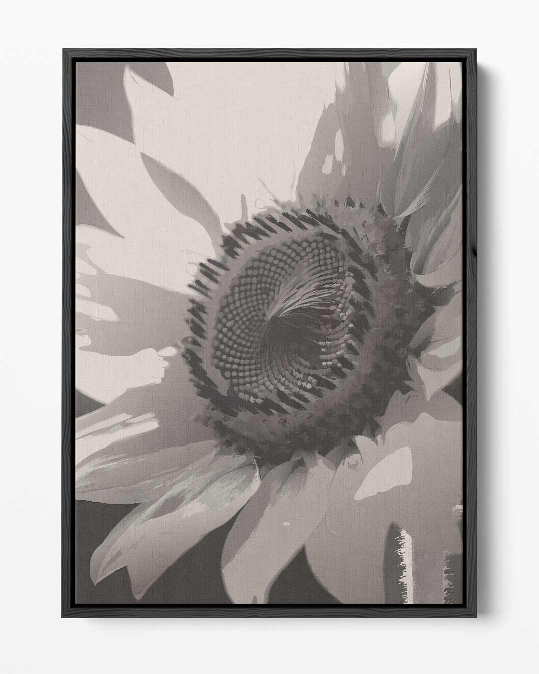 Zachte Zonnebloem Kunstwerk-canvas-dibond-plexiglas-wanddecoratie-WallArtistic