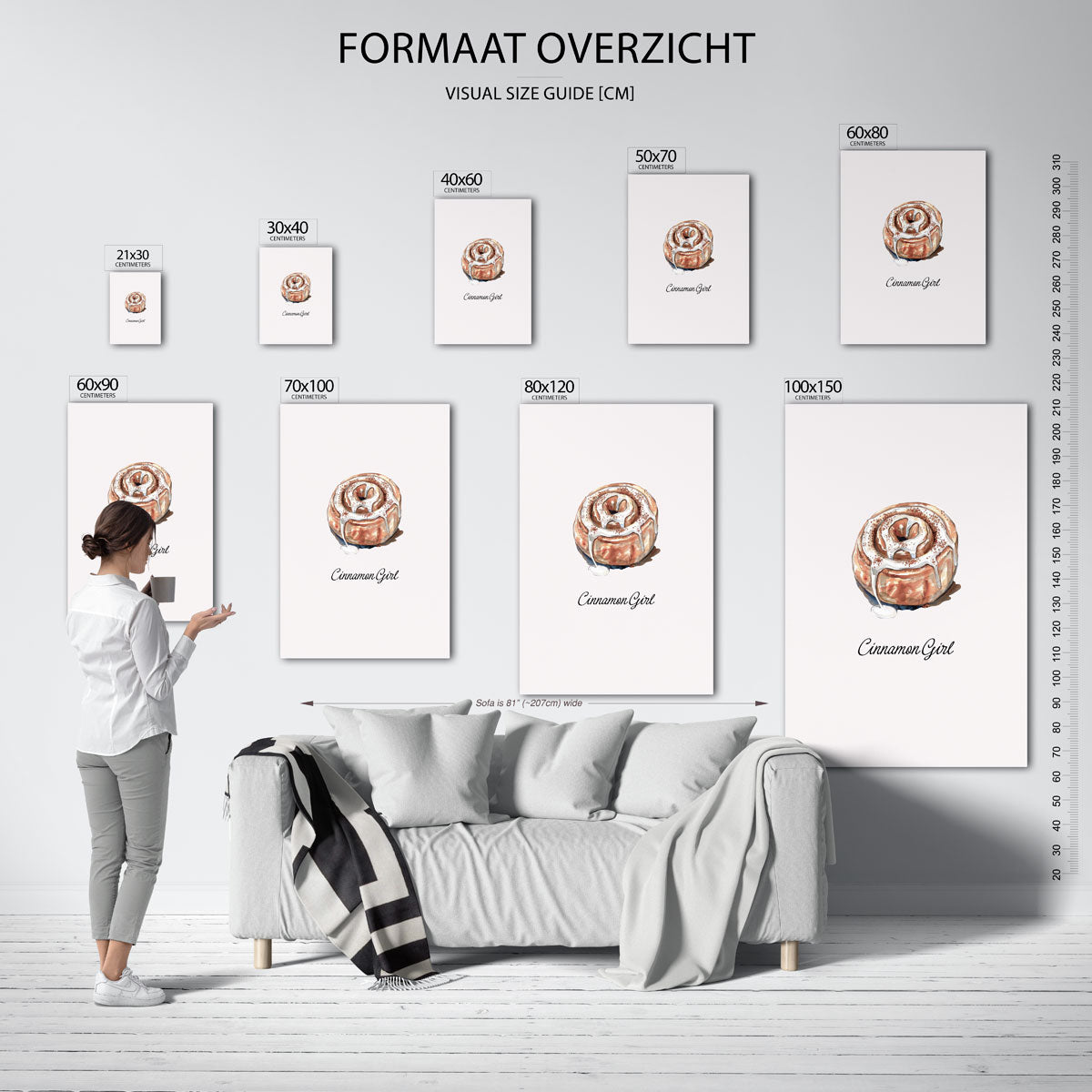 Kaneelbroodje Poster