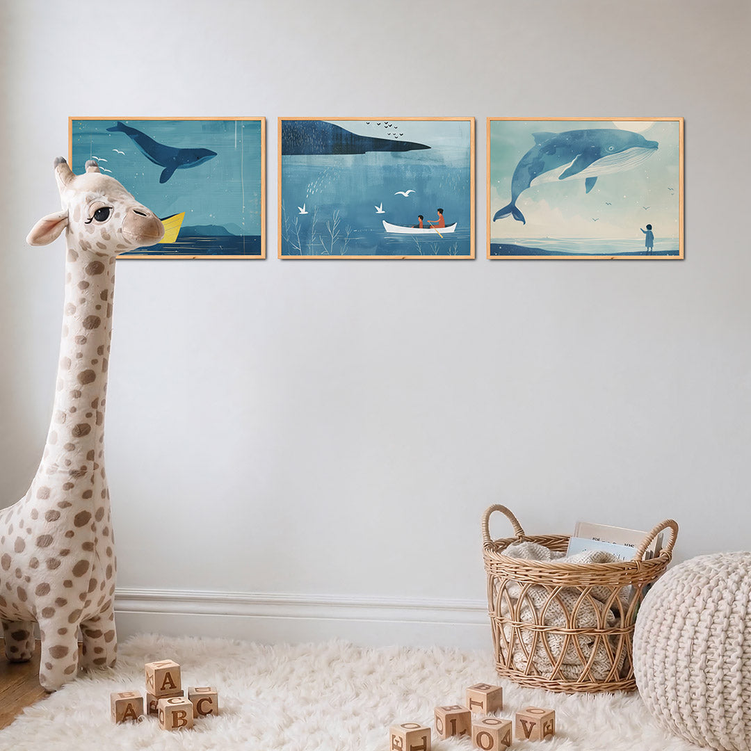Zee en lucht Posterset