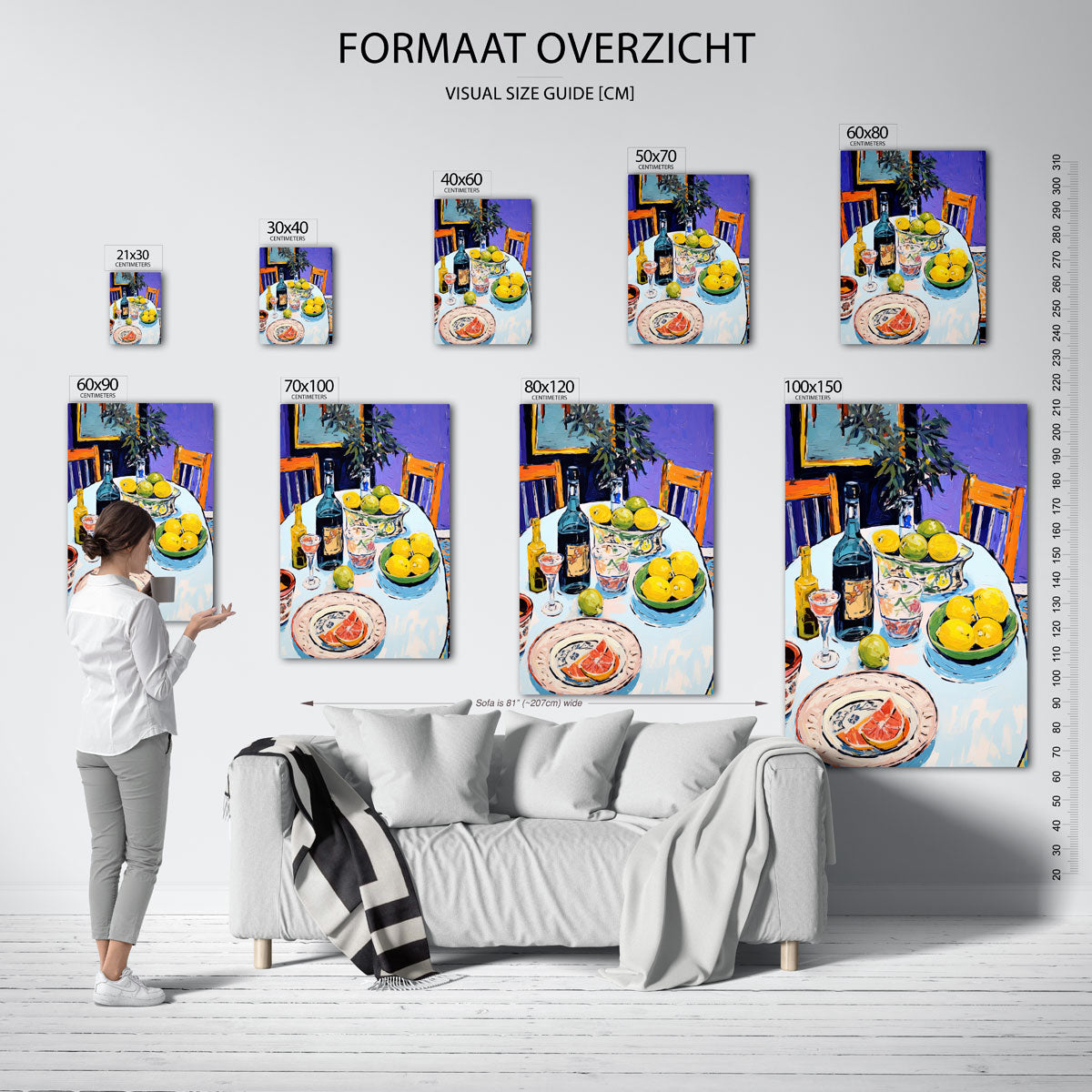 Stilleven met citrus Poster