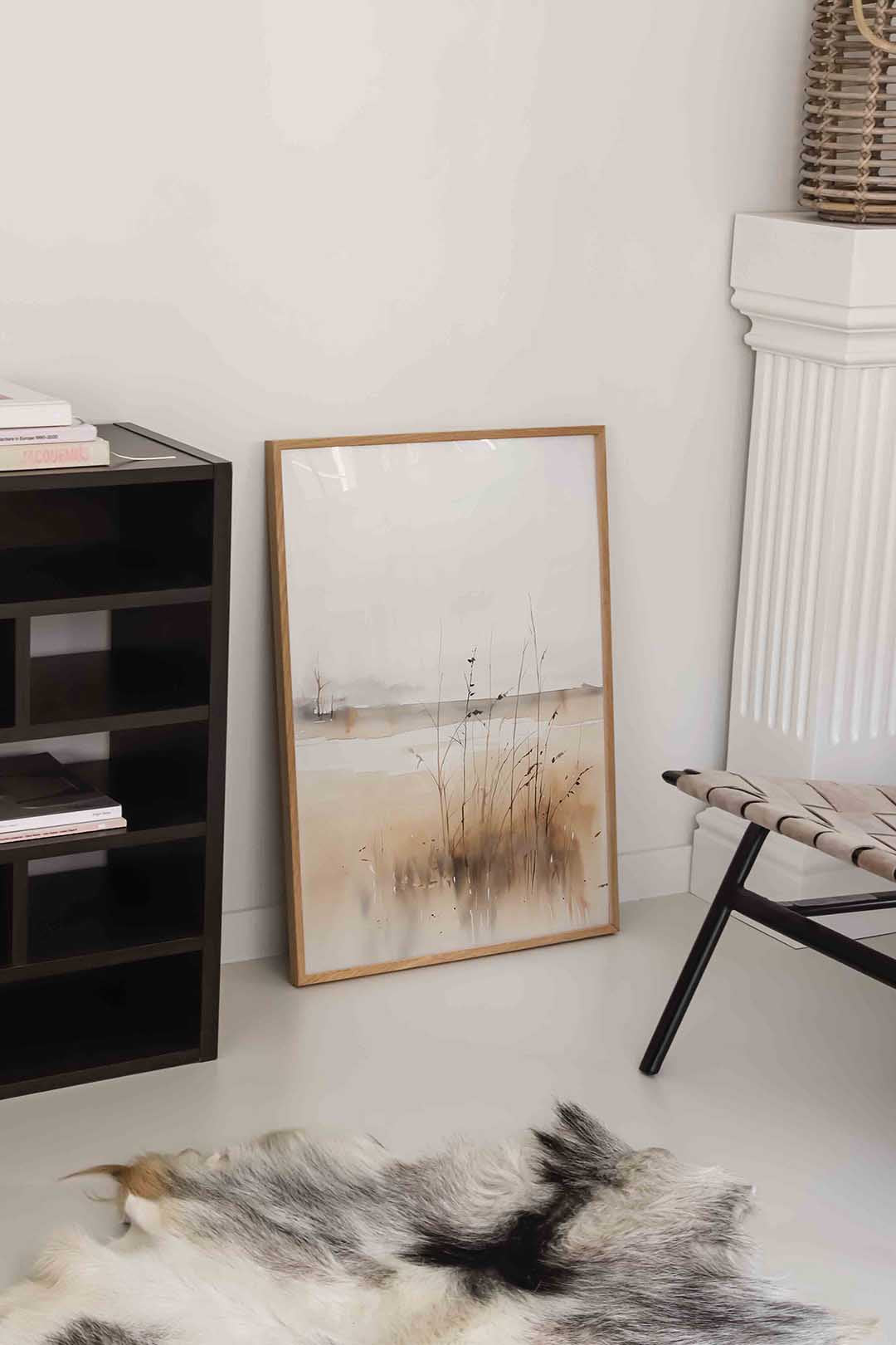 Landschap met riet Poster