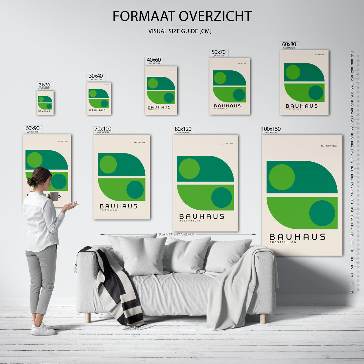 Vorm en kleur Poster