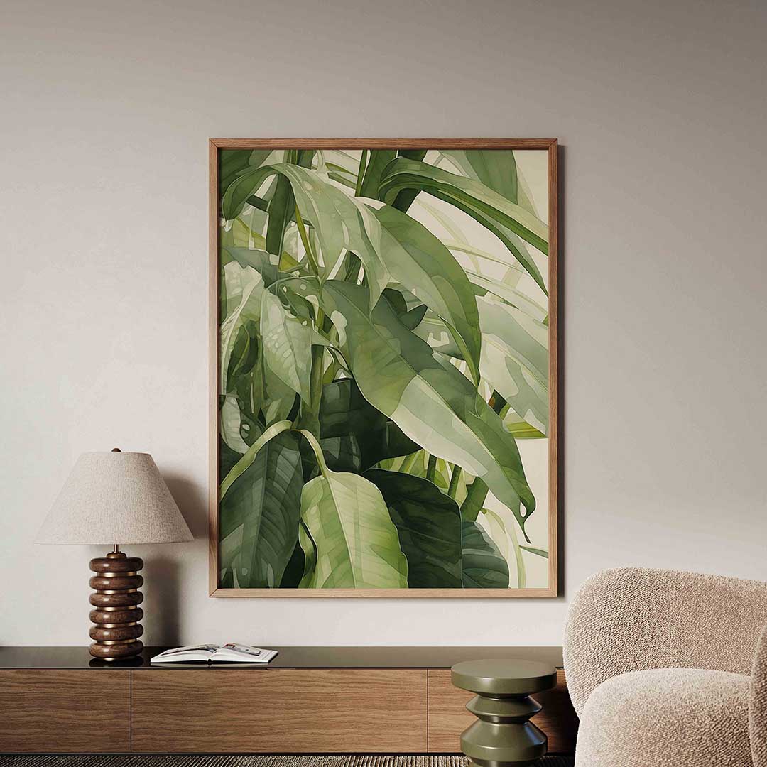 Groene bladeren Poster