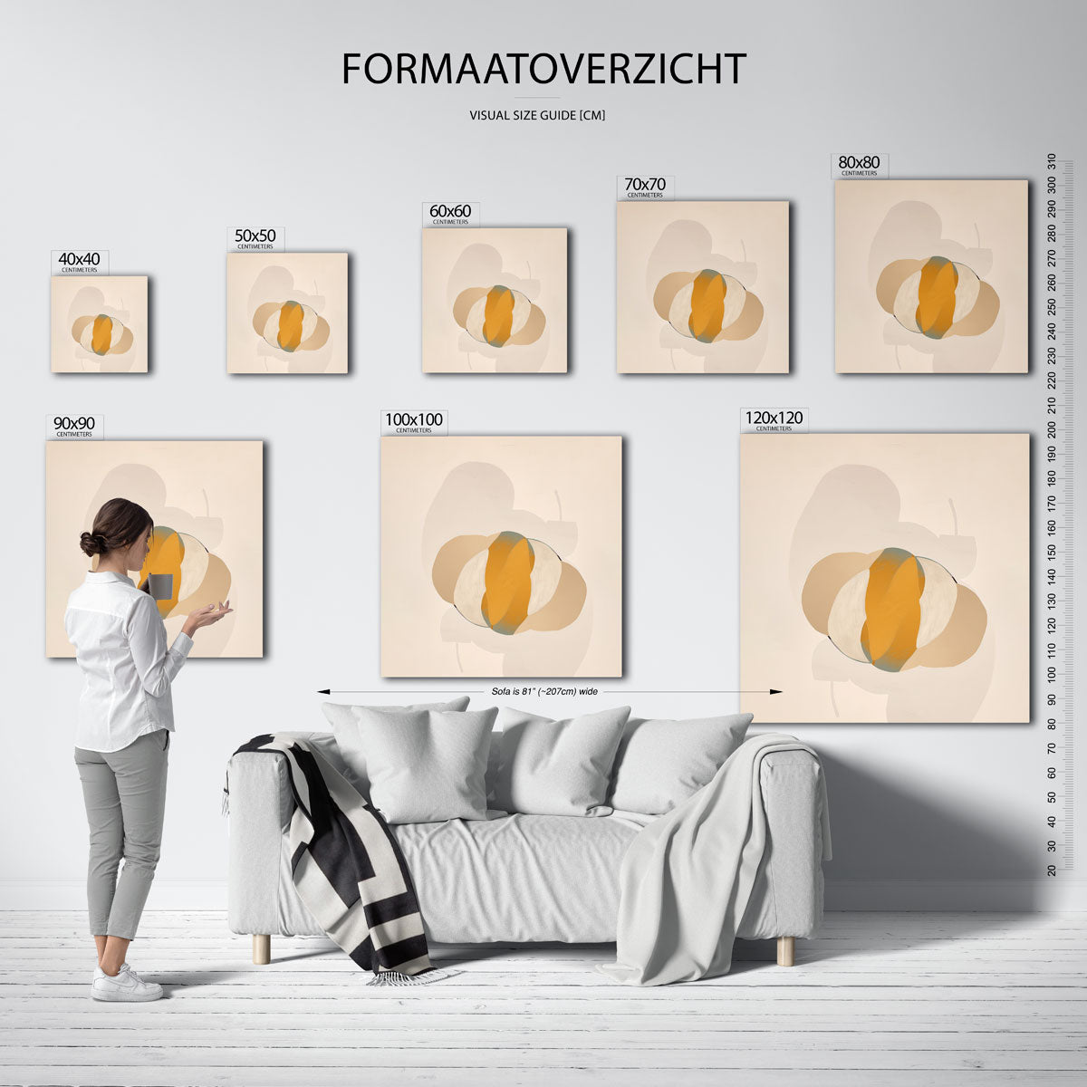 Abstracte vormen Poster