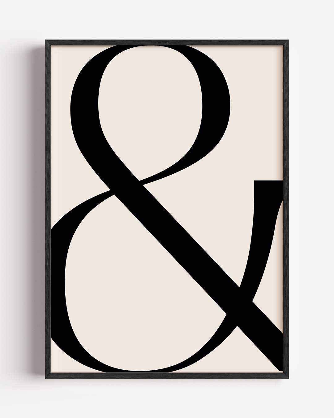 Stijlvolle Ampersand Poster