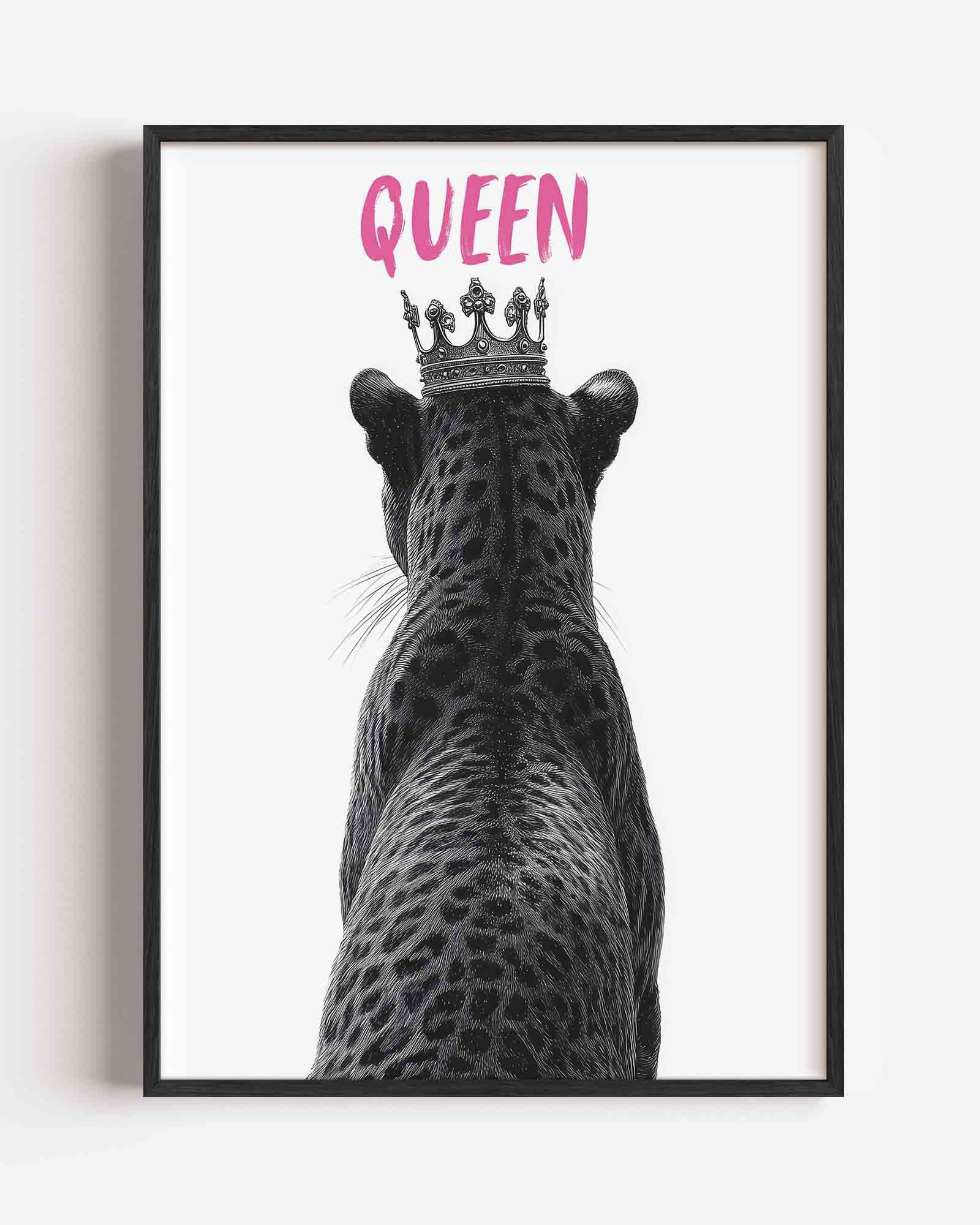 Panter met kroon Poster
