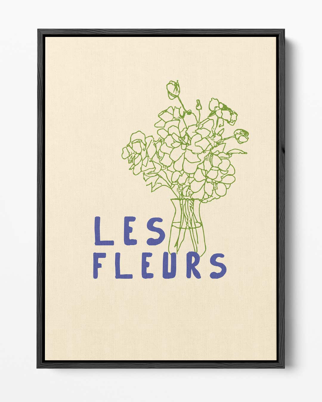 Les Fleurs Minimalistische Bloemenkunst Kunstwerk-canvas-dibond-plexiglas-wanddecoratie-WallArtistic