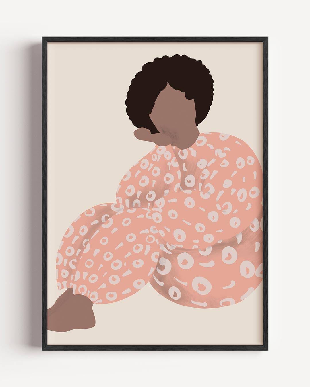 Stijlvolle Vrouwelijke Kunstposter-WallArtistic