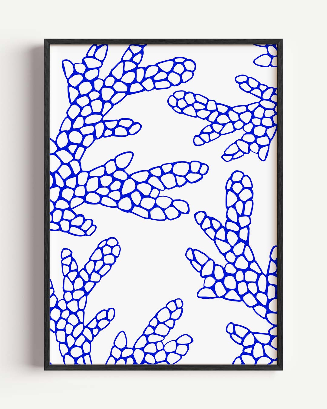 Trendy Koraalprint Poster