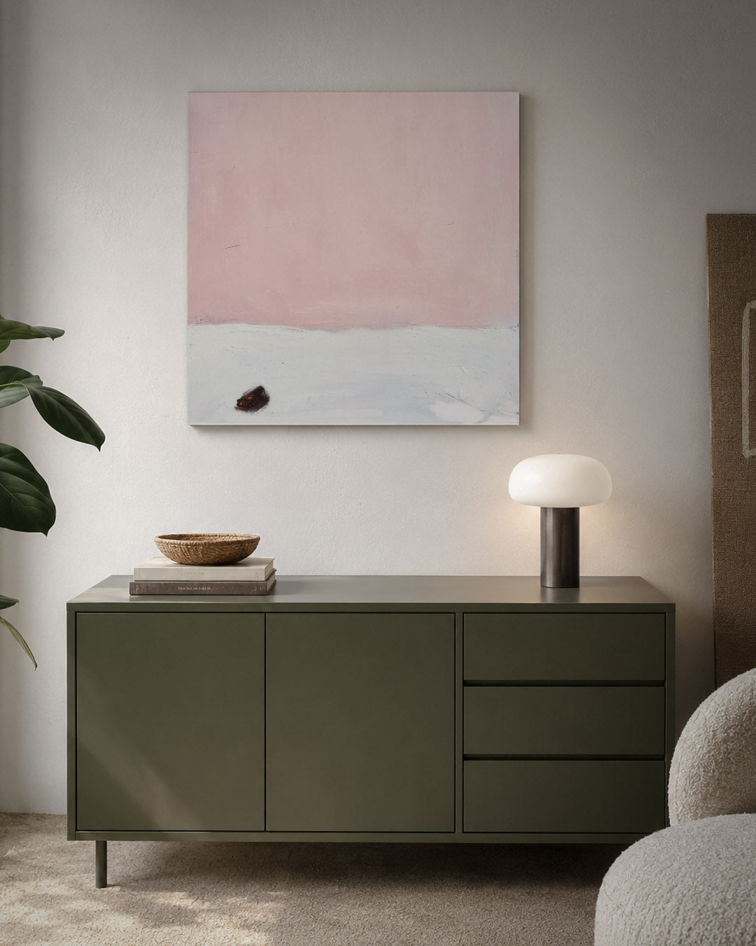Zachte kleurvlakken Kunstwerk