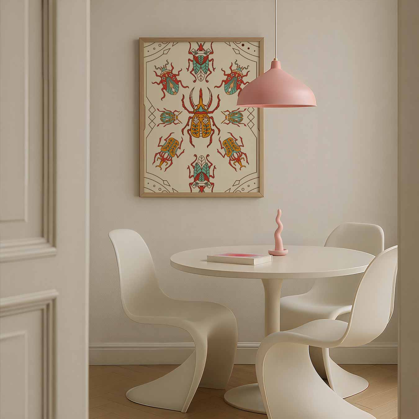 Boho Insecten Kunstposter