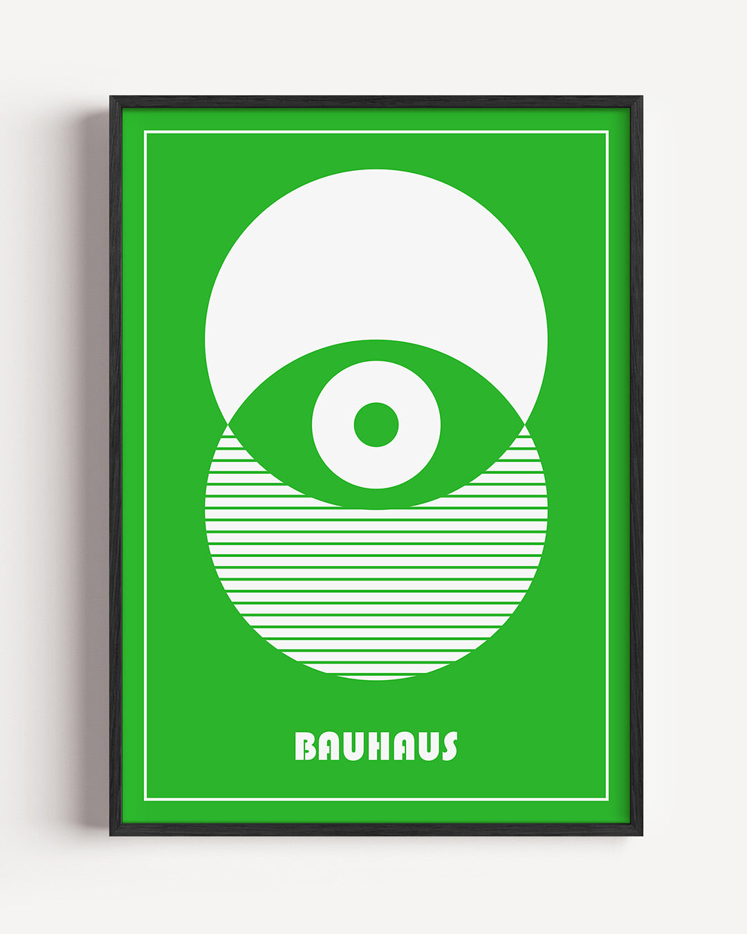 Cirkelstructuur en lijnen Poster