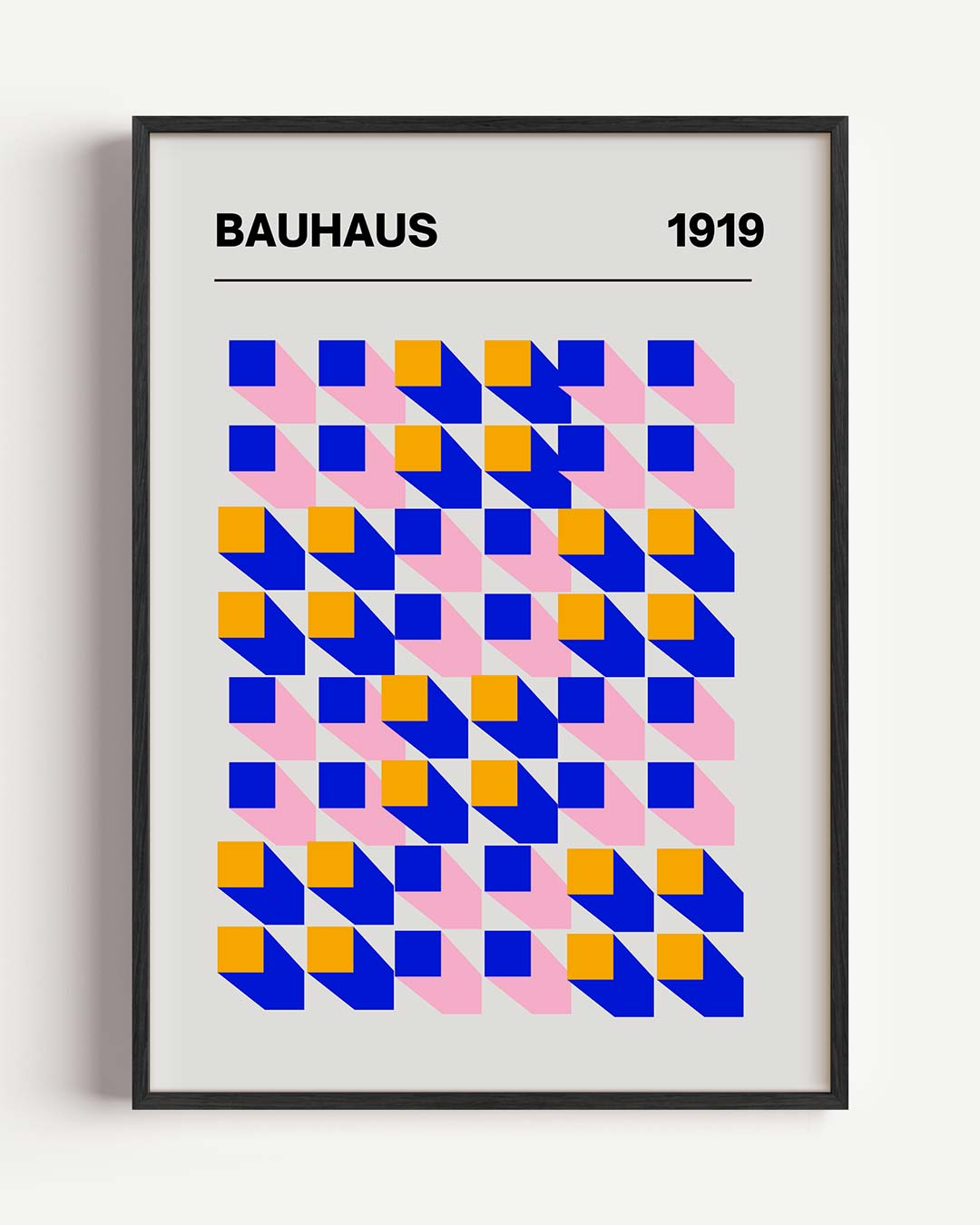 Bauhaus Retro Stijl Poster