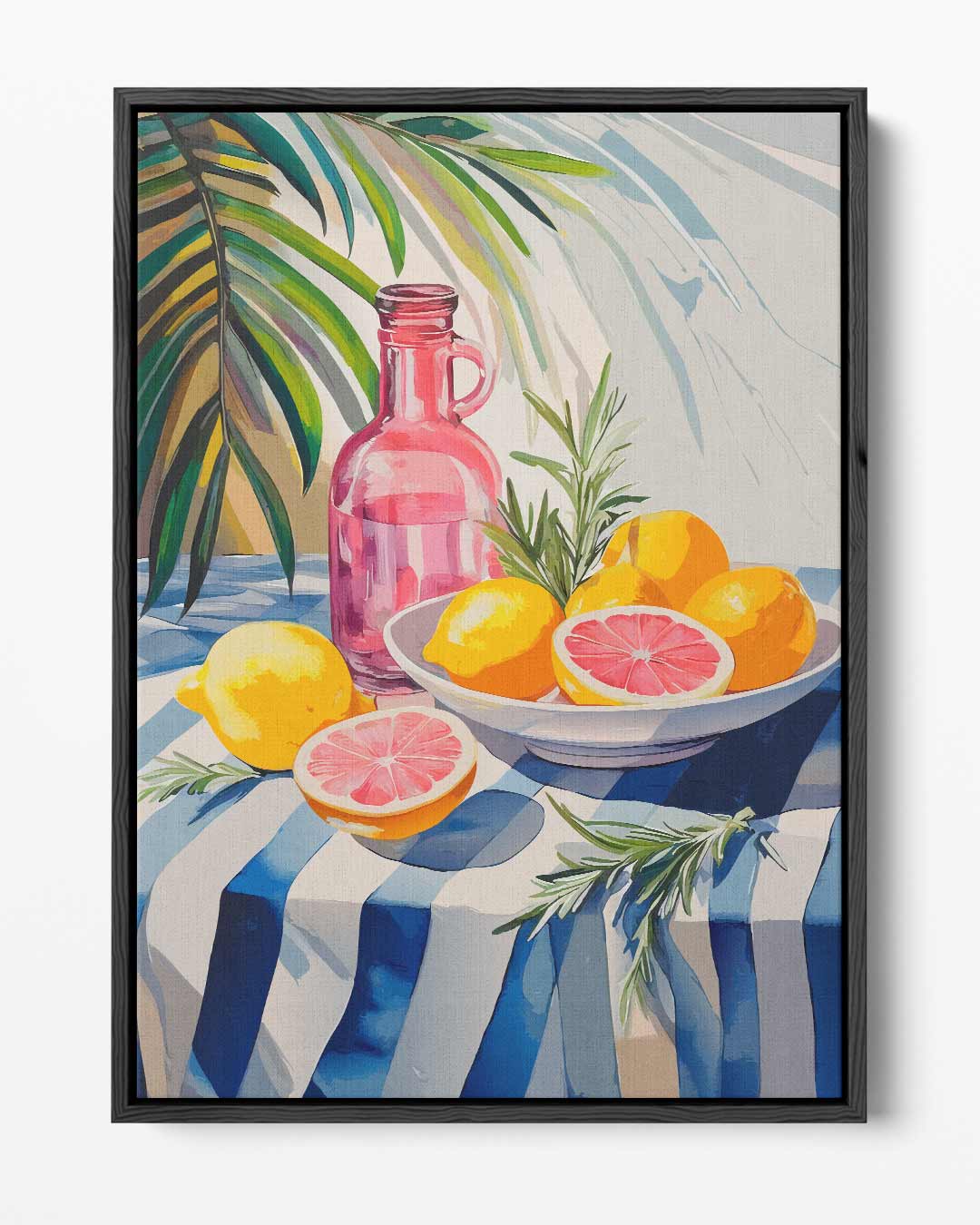 Zomerse Citrus Escapade Kunstwerk-canvas-dibond-plexiglas-wanddecoratie-WallArtistic