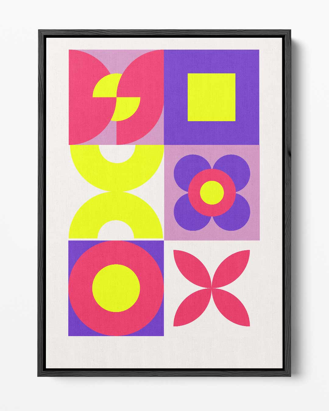 Bloemen Abstract Schilderij Kunstwerk-canvas-dibond-plexiglas-wanddecoratie-WallArtistic