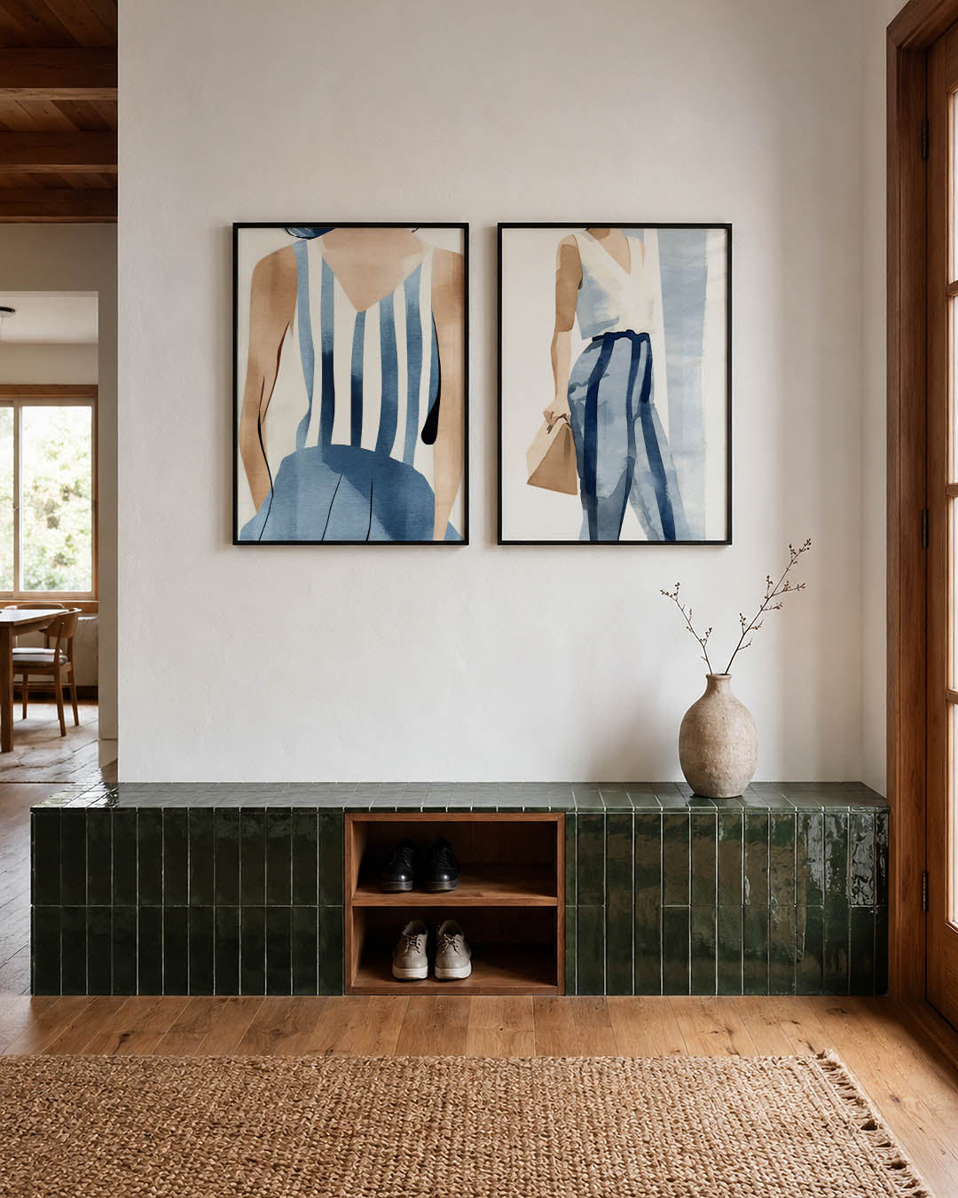 Gestreepte harmonie Posterset