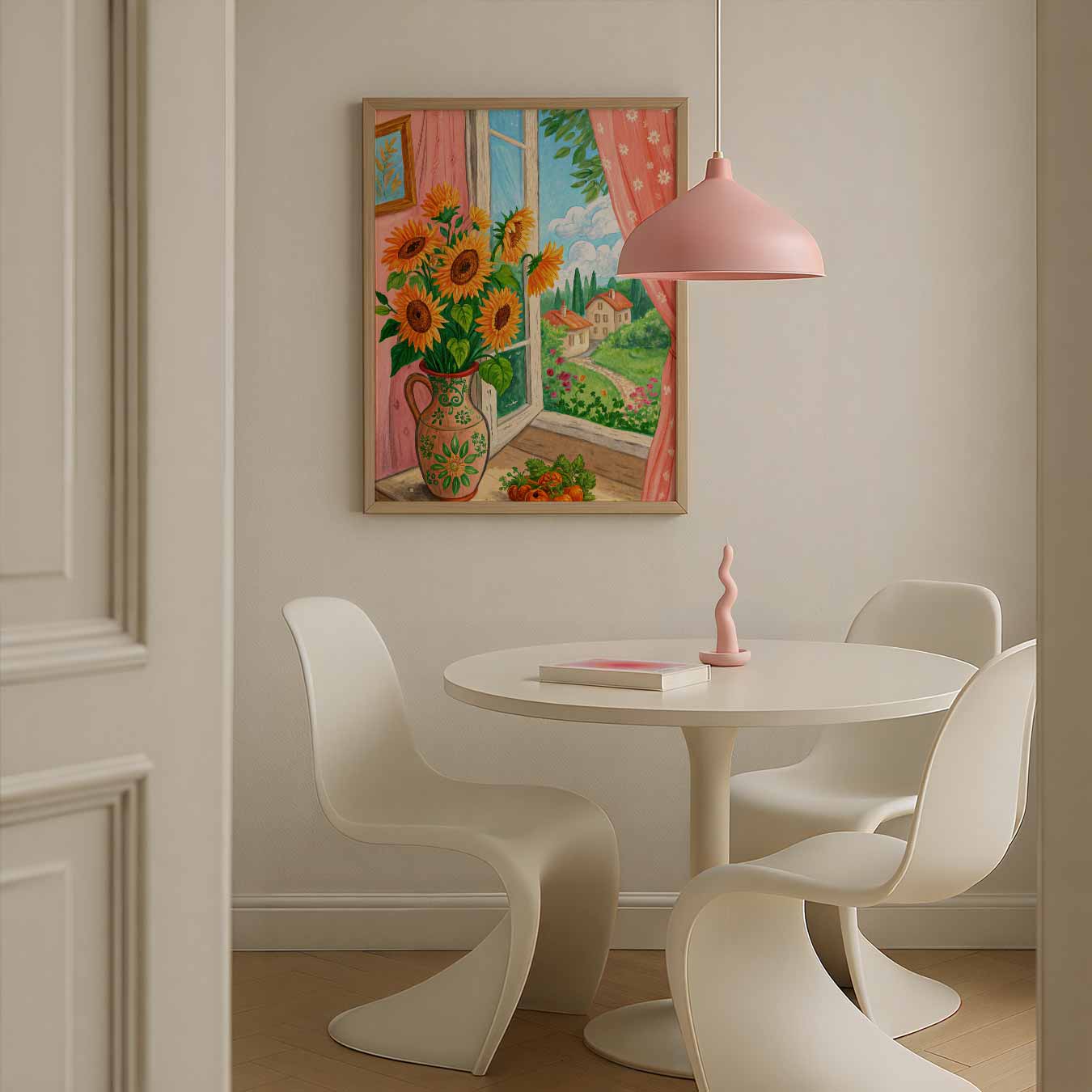 Zon, Bloemen & Zomer Poster