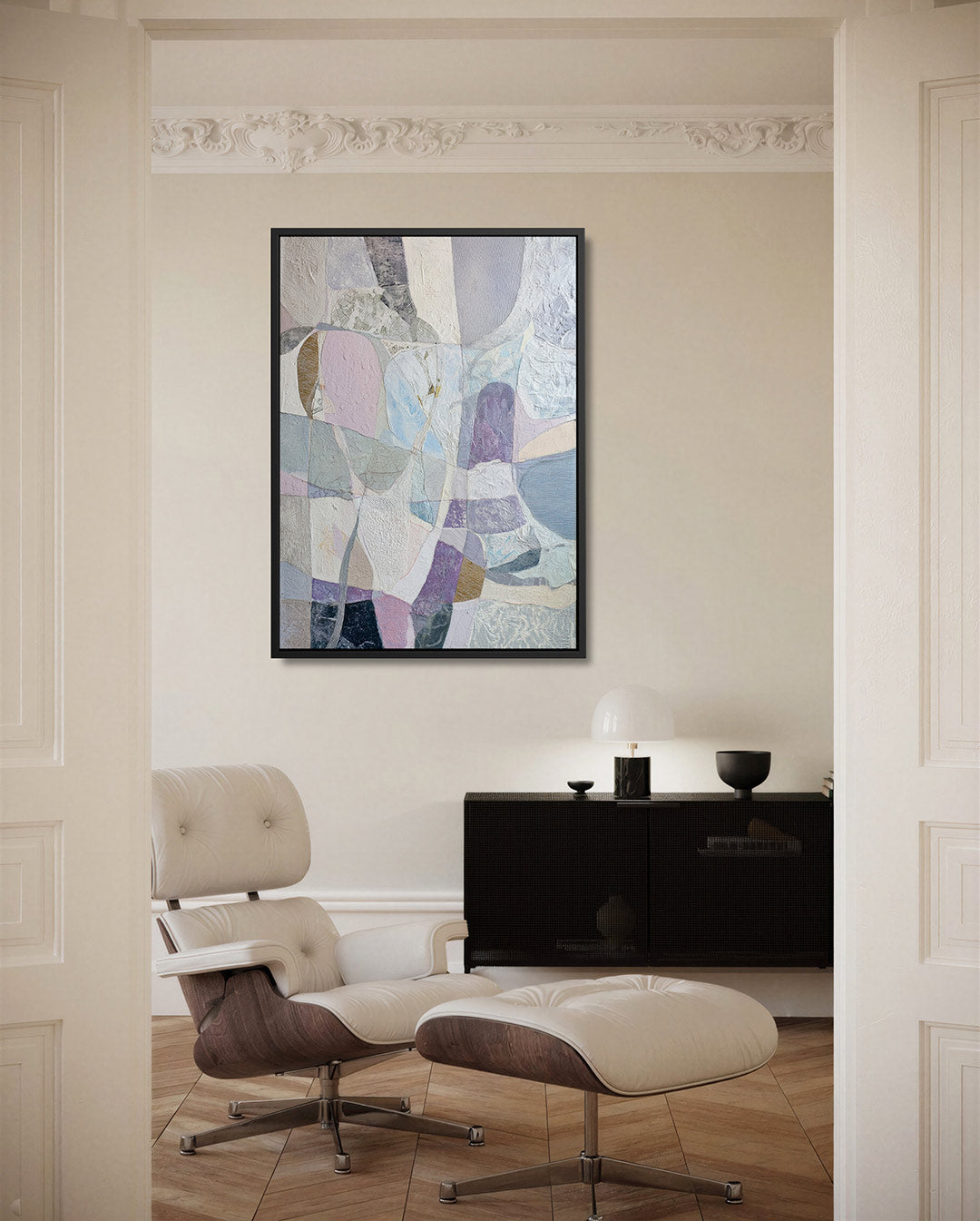 Organische vormen compositie Kunstwerk