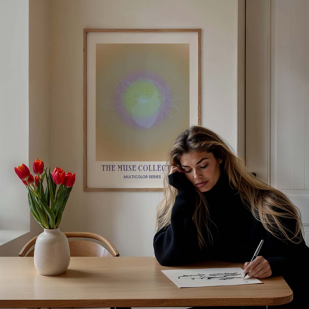 The Muse Collection - Multicolor Nature Poster-WallArtistic