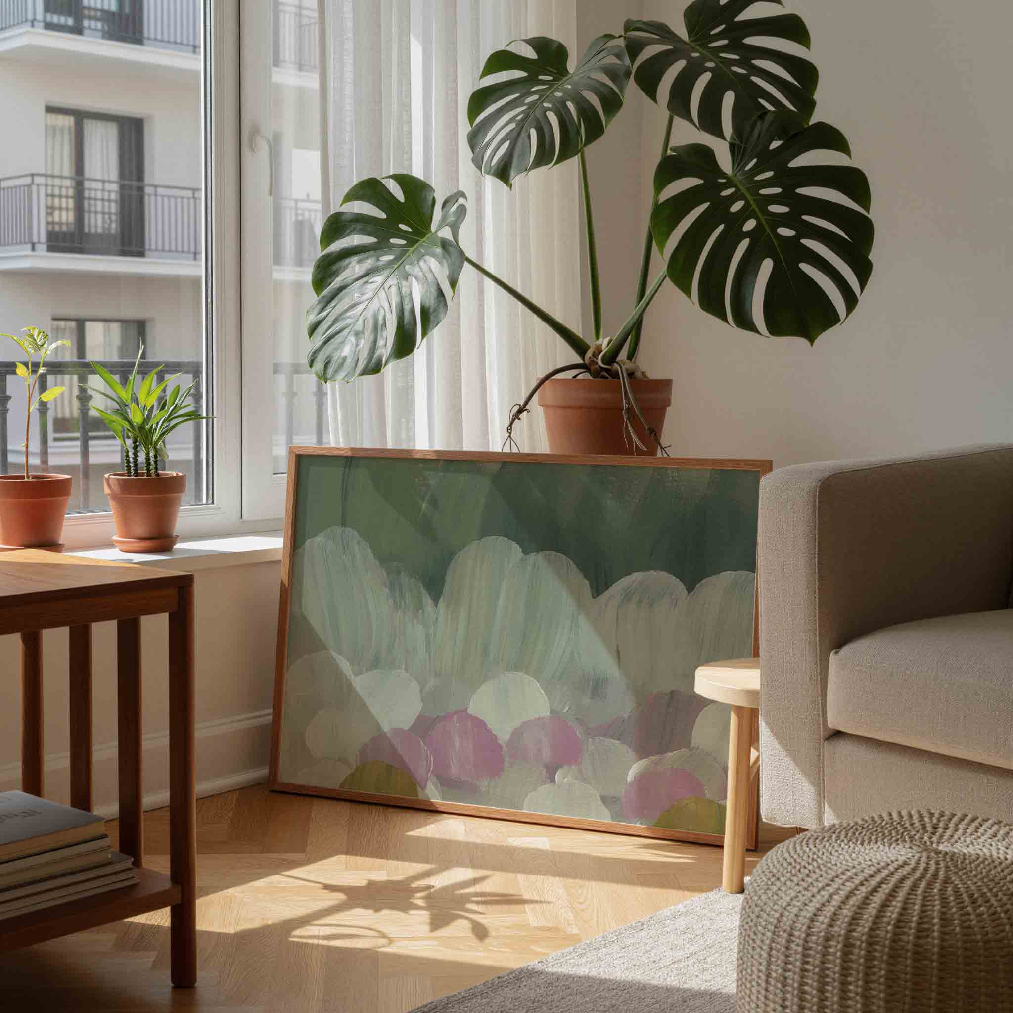 Bloemmotief Poster