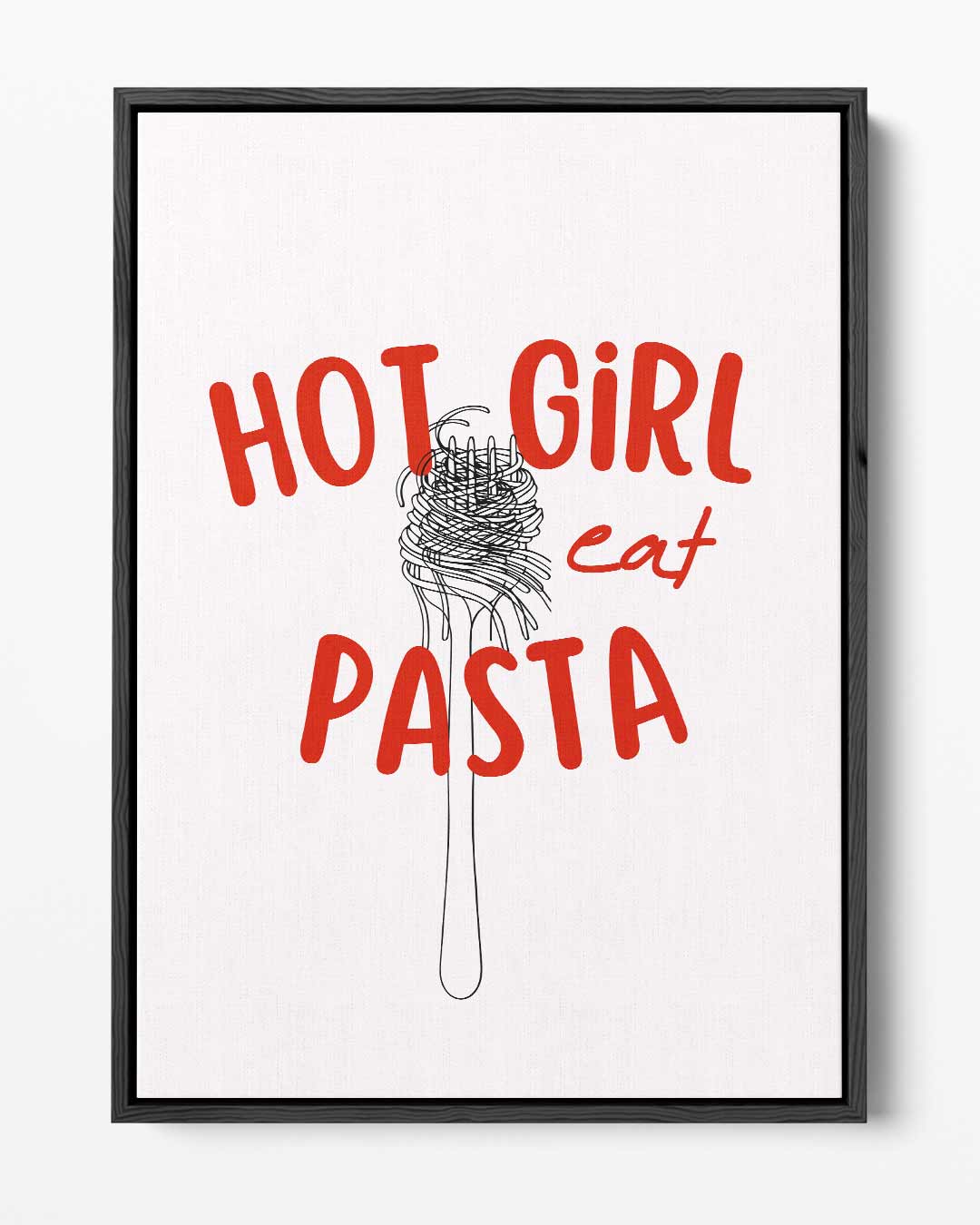 Pasta Liefde Poster Kunstwerk-canvas-dibond-plexiglas-wanddecoratie-WallArtistic