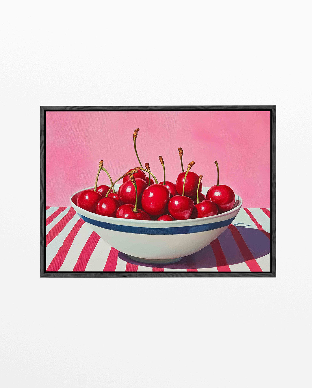Kersen in kom Kunstwerk