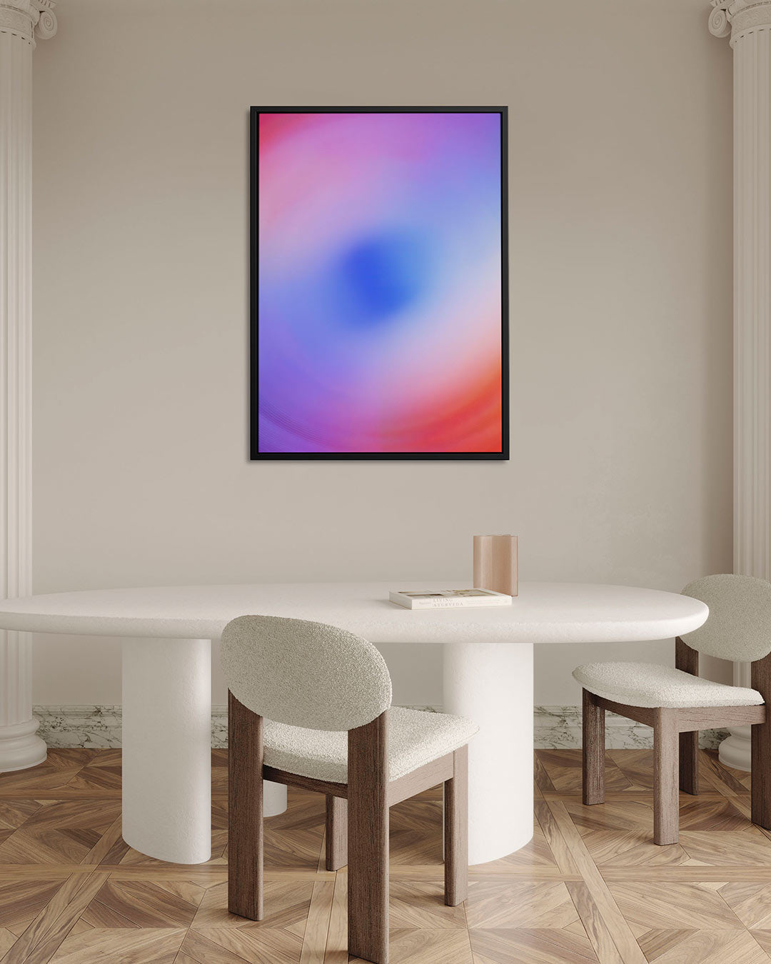 Kleurrijke vortex Kunstwerk