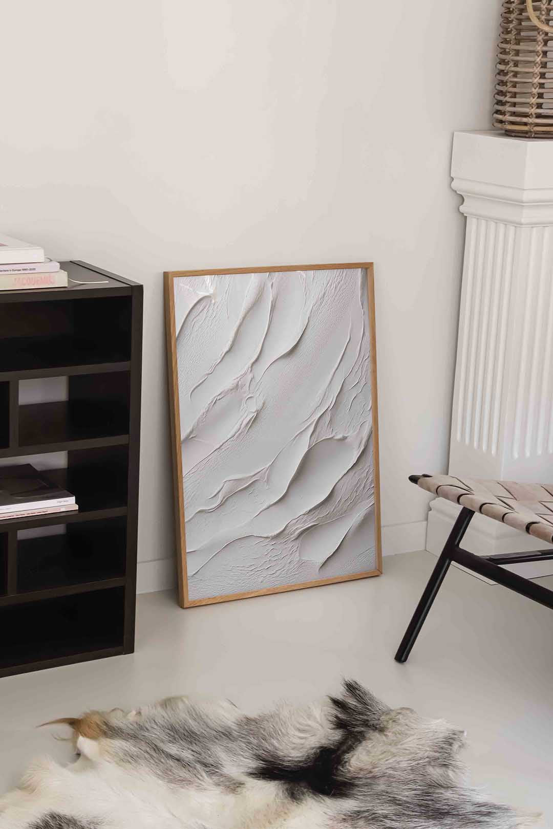 Witte textuur Poster