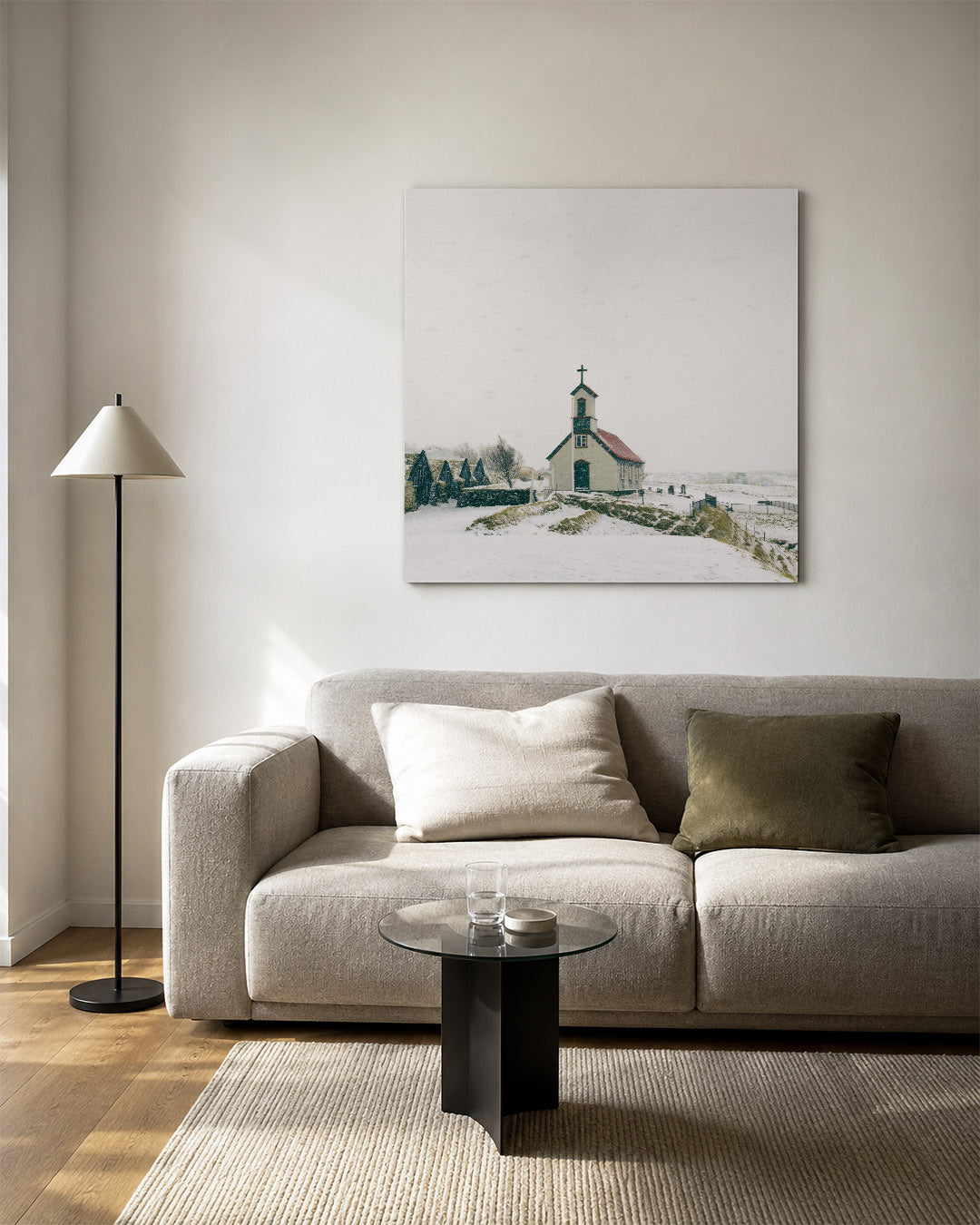 Winterse kapel Kunstwerk