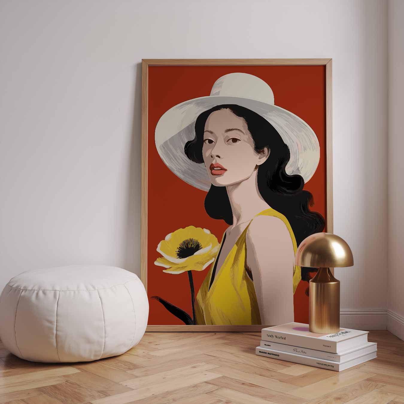 Vrouwelijke Elegantie Poster