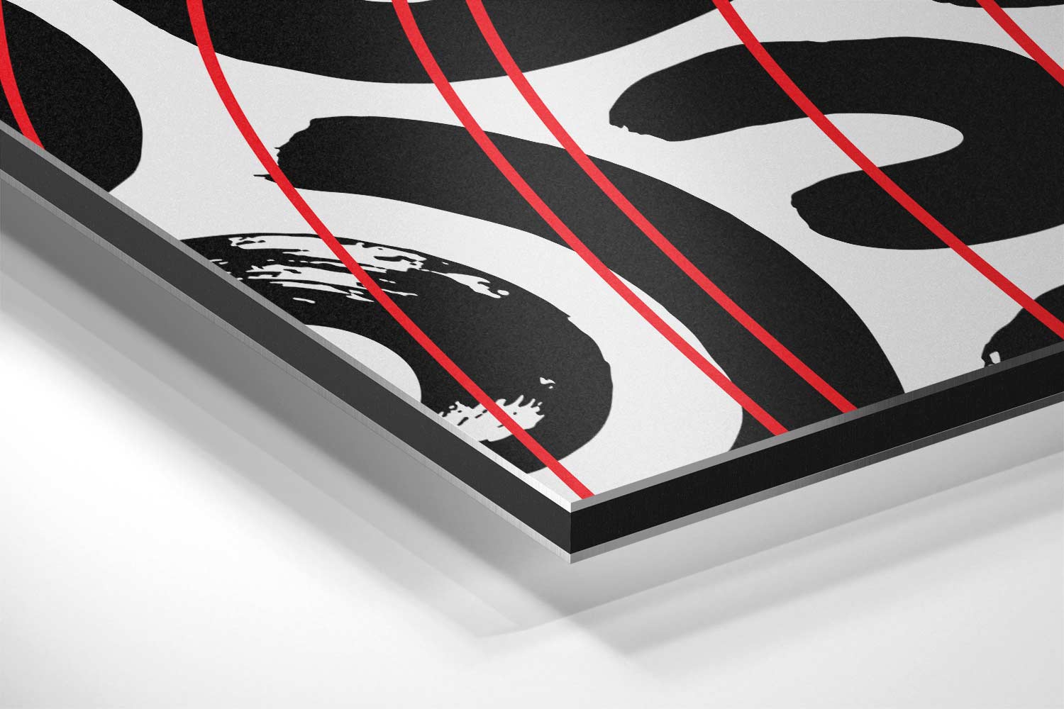 Moderne Abstracte Zebra Kunstwerk-canvas-dibond-plexiglas-wanddecoratie-WallArtistic