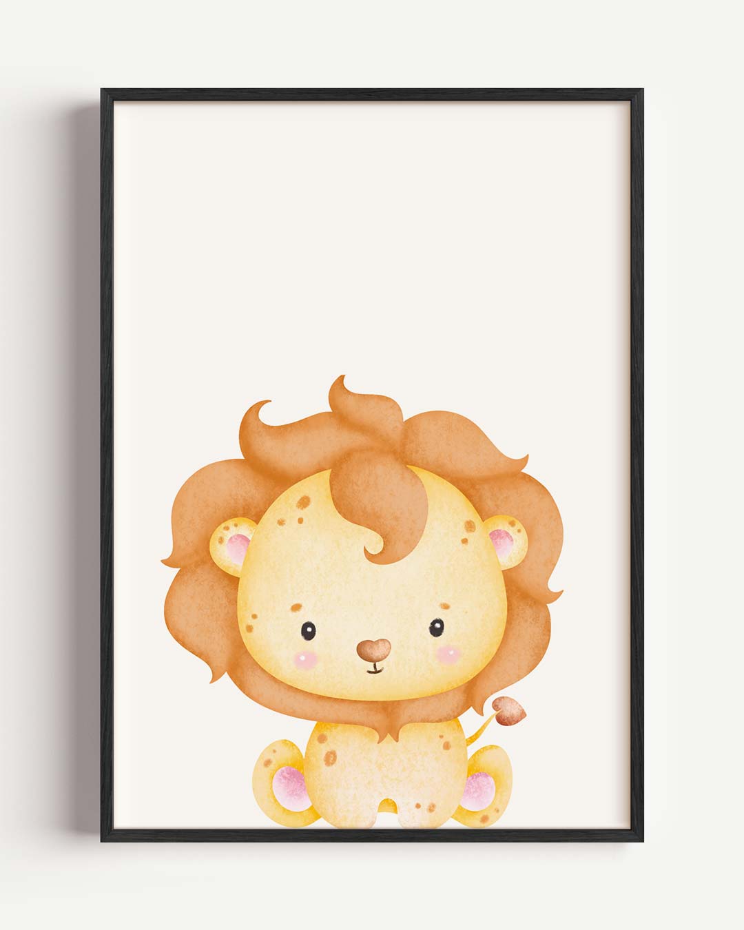 Schattige Leeuwen Poster