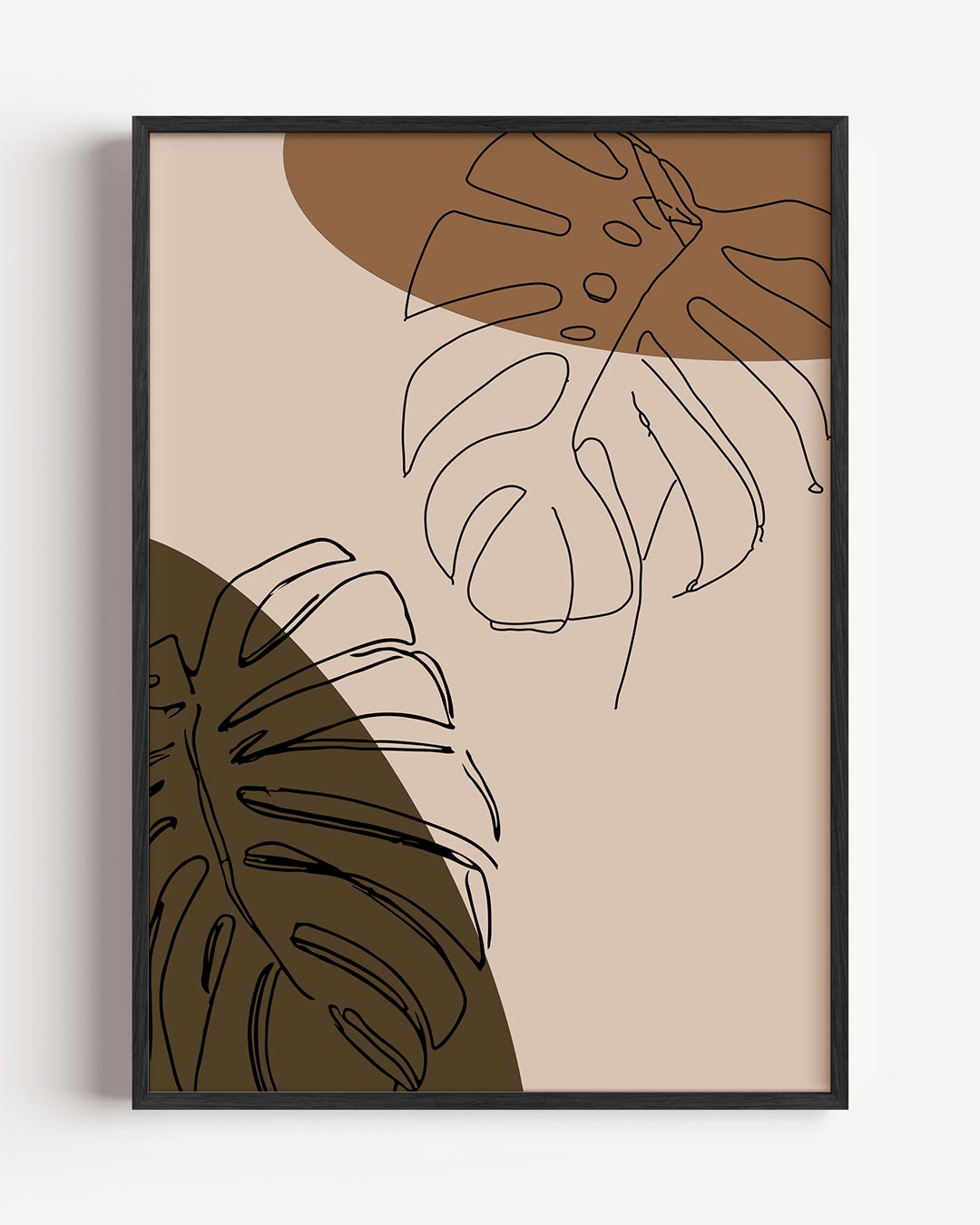 Botanische Bladafdruk Poster-WallArtistic