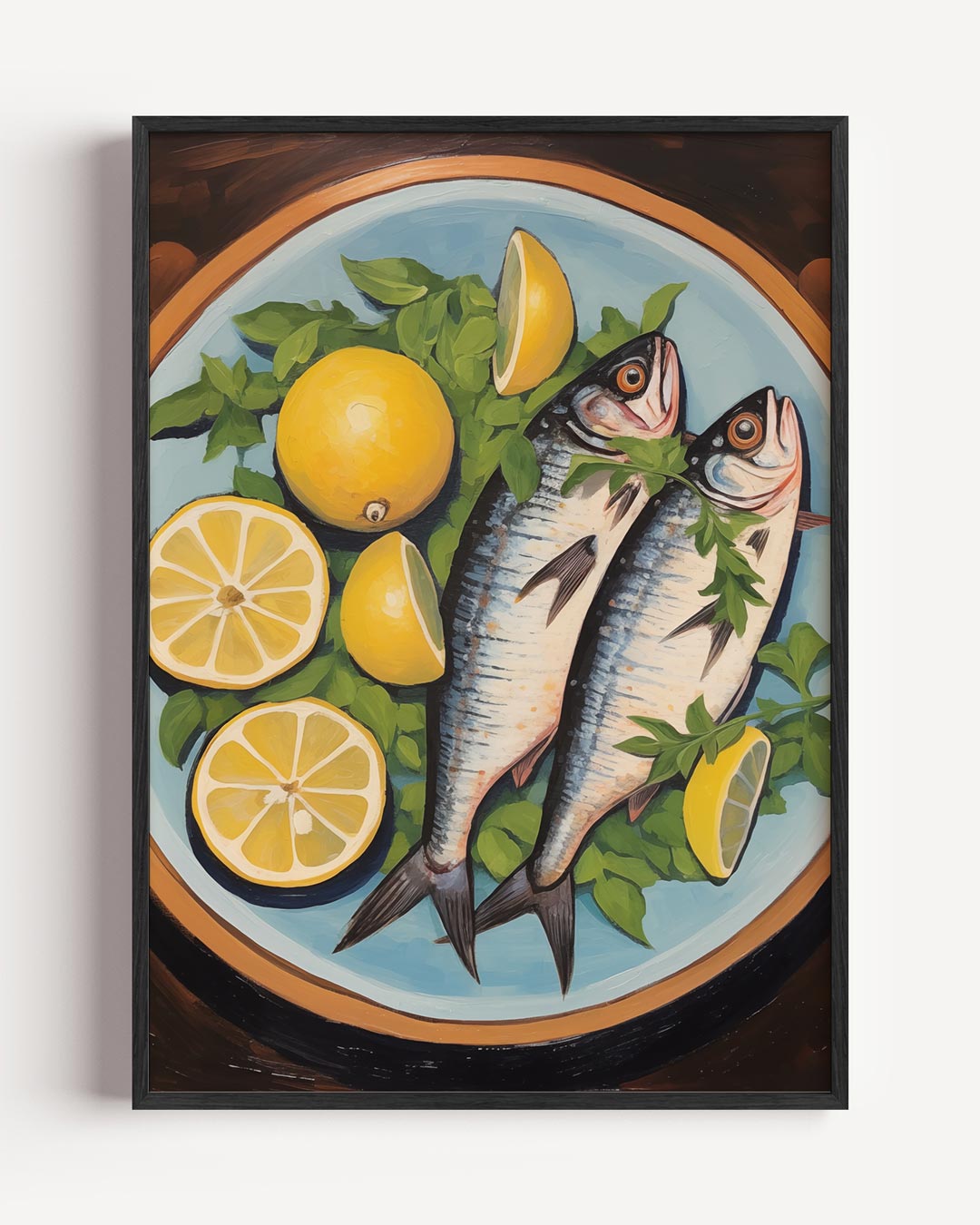 Verfrissende Mediterrane Kookposter-WallArtistic